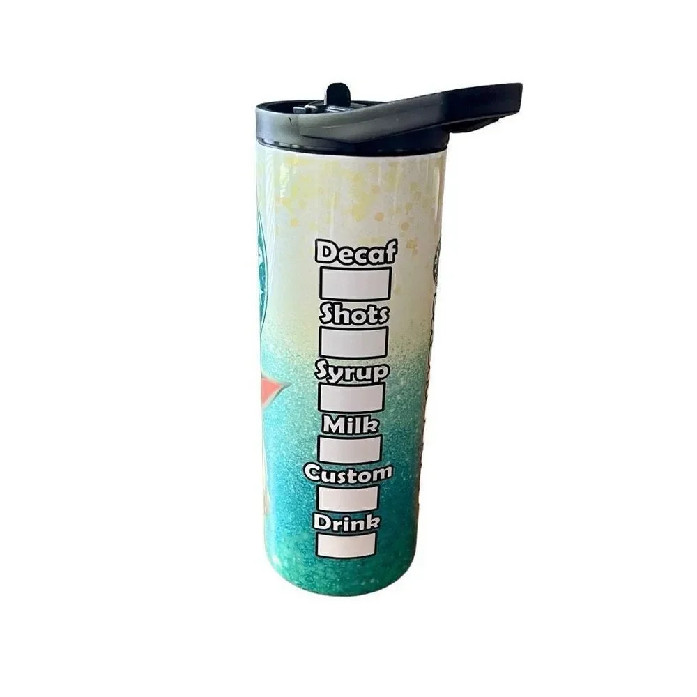 New Alien Coffee Water Drink Insulated Travel 25 oz Hot Or Cold Tumbler